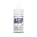 Berry Drop Ice Salt Grape 30mL e-liquid bottle with white cap and purple label featuring grapes.