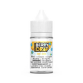 Berry Drop Ice Salt Mango 30mL e-liquid bottle with white cap and clear label featuring mango illustration.