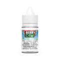 Berry Drop Salt Watermelon 30mL e-liquid bottle with white cap and clear body, featuring a colorful label.