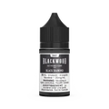 Blackwood Salt Black Diamond 30mL e-liquid bottle with black cap and white label.