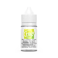30mL Crave Salt Lemon Vibe e-liquid bottle with a white cap and a bright yellow label.