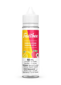 Fruitbae Mango Lychee 60mL e-liquid bottle with a white cap and vibrant fruit label.