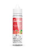 Fruitbae Strawberry Guava 60mL e-liquid bottle with red label, fruit graphics, and white cap.