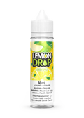 Lemon Drop Green Apple 60mL e-liquid bottle with green apple and lemon slice graphics.