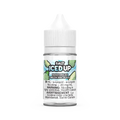 Iced Up Salt Honeydew Ice 30mL e-liquid bottle with white cap and green melon design.