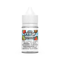 30mL Iced Up Salt Strawberry Kiwi Ice e-liquid bottle with white cap and fruit graphics.