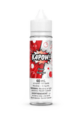 Kapow Classic 60mL e-liquid bottle with a white cap and a red, white, and black comic-style label.