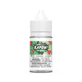 Kapow Salt Melonz 30ml e-liquid bottle with a white cap and watermelon-themed label.