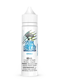 White 60mL Koil Killaz Rumble Iced e-liquid bottle with a textured white cap and warning labels.