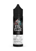 Black 60mL Koil Killaz Blitz e-liquid bottle with a black cap and colorful claw mark logo.