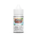 Lemon Drop Ice Salt Peach 30mL e-liquid bottle with white cap and peach label design.