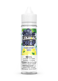 Lemon Drop Ice Black Currant 60mL e-liquid bottle with black currants and lemon slice graphic.