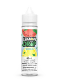 Lemon Drop Ice Watermelon 60mL e-liquid bottle with fruit graphics and white cap.