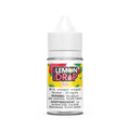 Lemon Drop Salt Lychee 30mL e-liquid bottle with white cap and pink/yellow label.