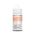 Naked 100 Salt Peach 30mL e-liquid bottle with a white cap and peach-colored label.