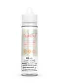 Naked 100 Hawaiian Pog Ice 60mL e-liquid bottle with white cap and tropical fruit graphics.