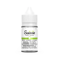 Suavae Salt Apple e-liquid, 30mL clear bottle with white cap and green label.