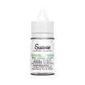 Suavae Salt Honeydew 30mL e-liquid bottle with white cap and green label.