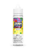 60ml Lemon Drop Wild Berry e-liquid bottle with colorful fruit label and white cap.
