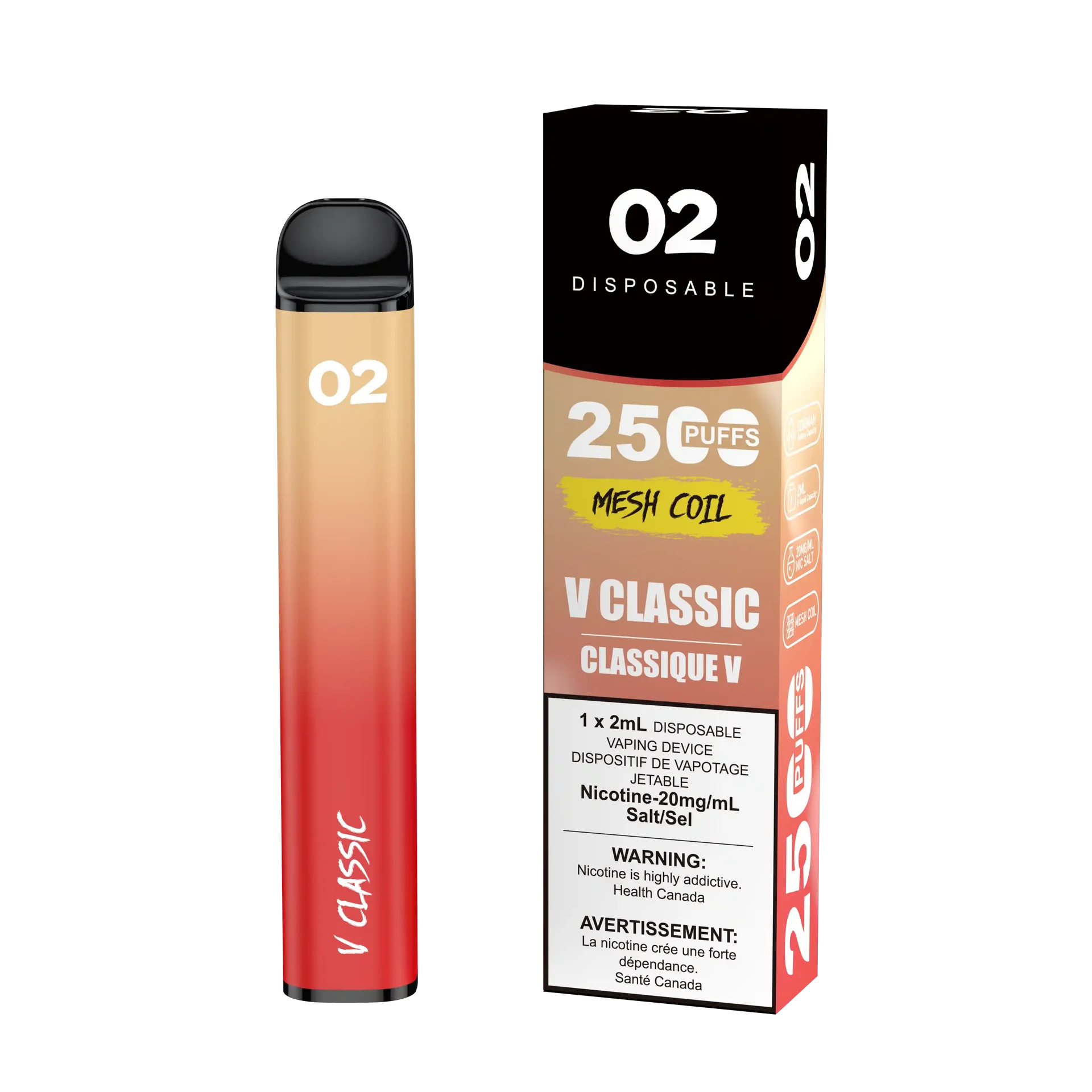 V Classic O2 - Disposable 2.5K by O2