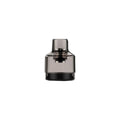 Voopoo PnP replacement pod with a dark translucent plastic tank and black base.