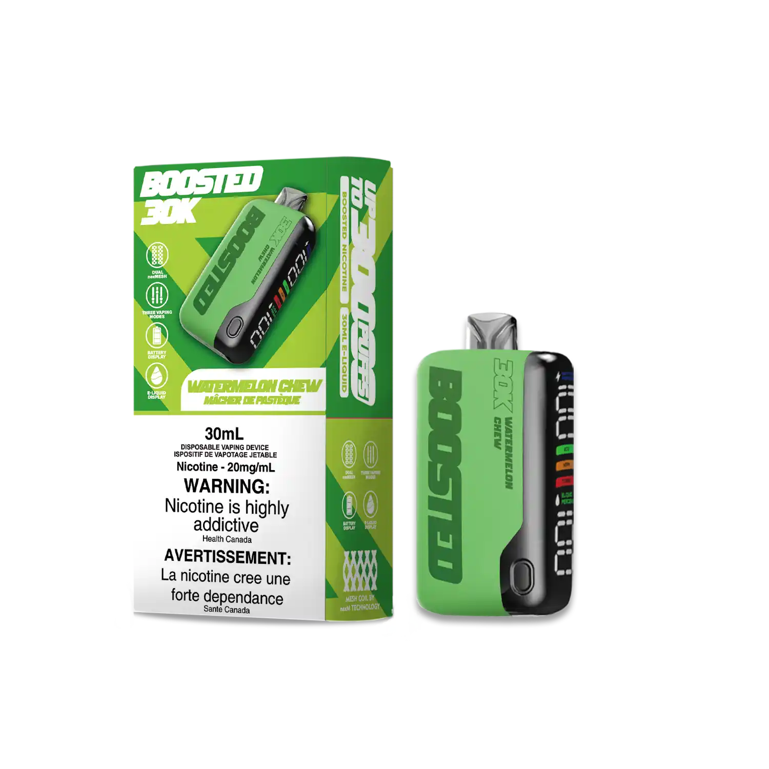 Watermelon Chew Boosted - Disposable 30K by BOOSTED