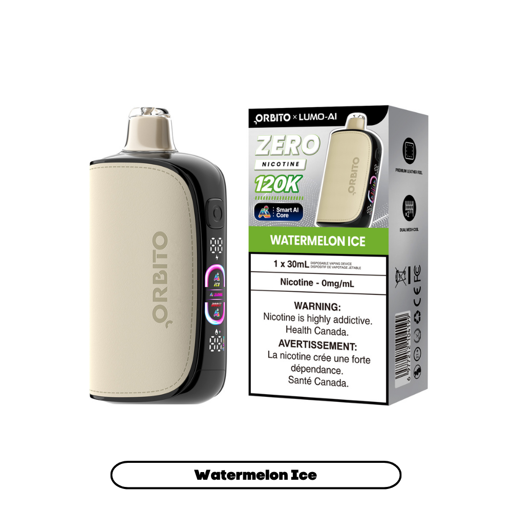 Watermelon Ice Orbito Lumo AI [0mg] - Disposable Vape 120K