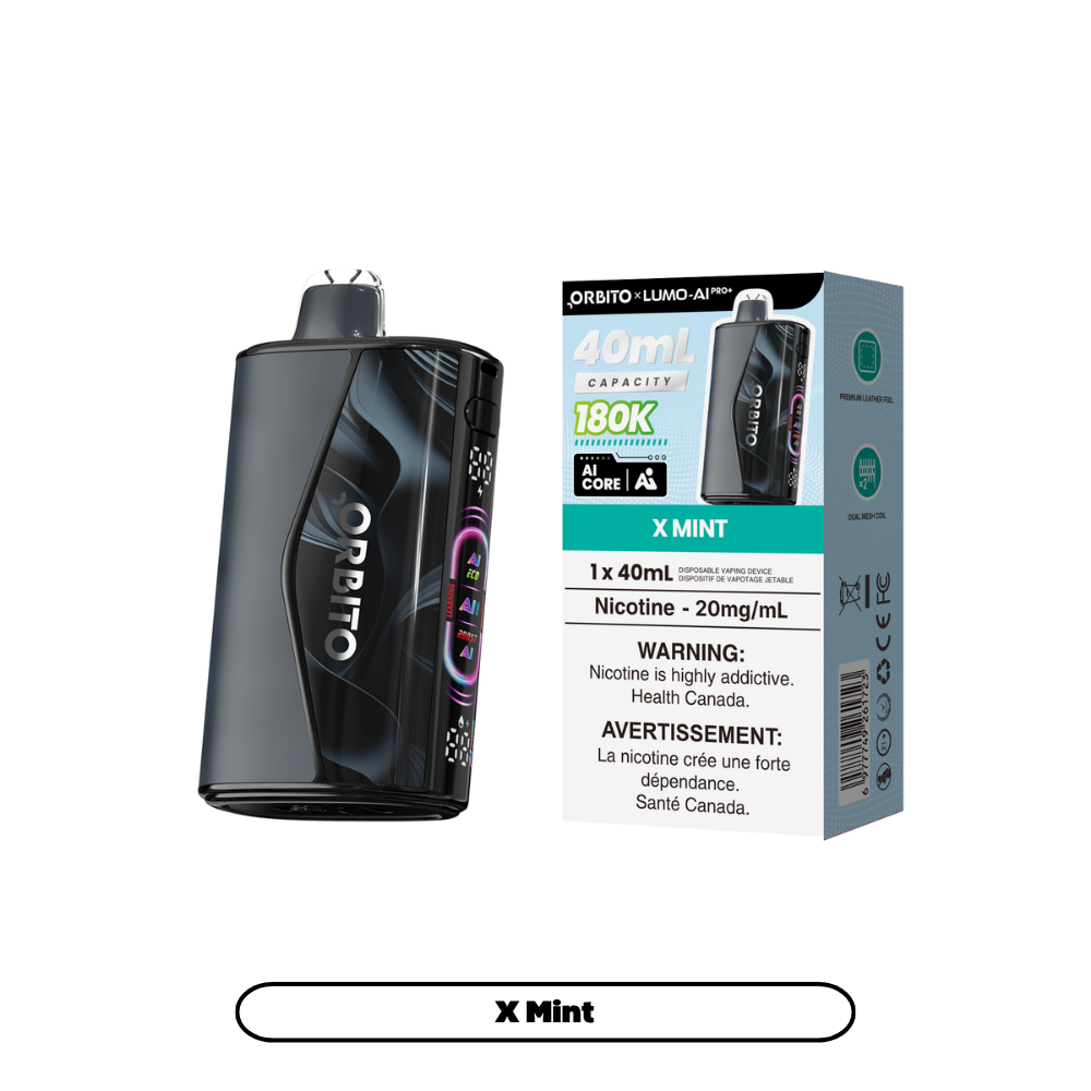 X Mint Orbito Lumo AI Pro+ - Disposable Vape 180K