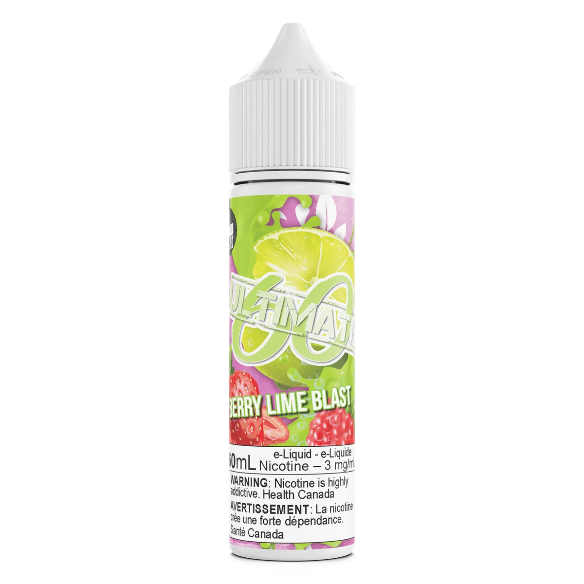 Berry Lime Blast by Ultimate 60 60mL e-liquid bottle