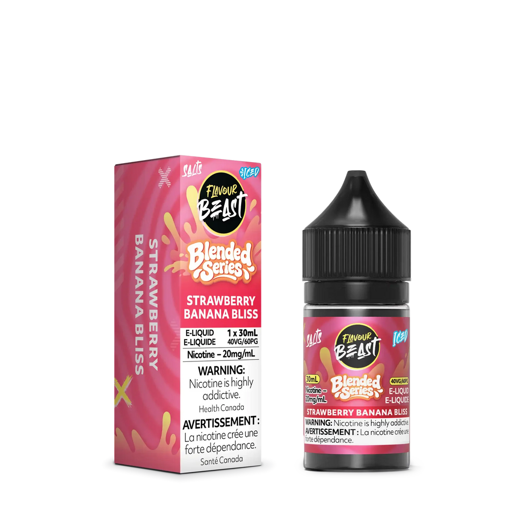 Blended Strawberry Banana Bliss Iced by Flavour Beast Salt
