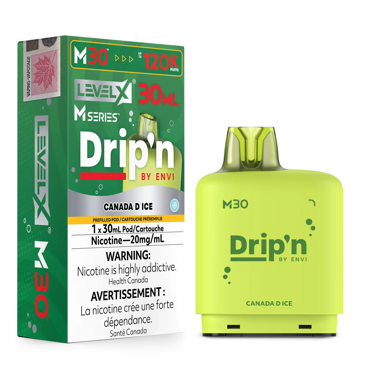 Canada D Ice Level X M Series Pod 30mL 120K Pod