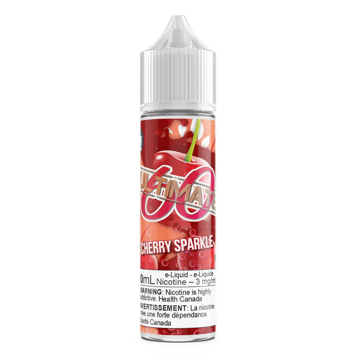 Cherry Sparkle by Ultimate 60 60mL e-liquid bottle