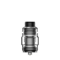 Geekvape Z Sub-Ohm SE Tank in gunmetal, featuring a black drip tip, clear glass, and ribbed metal accents.