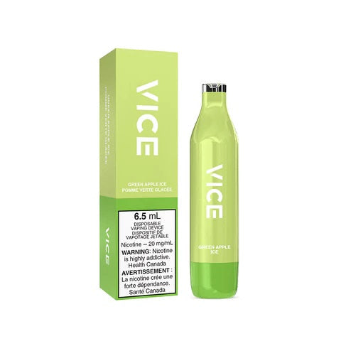 Green Apple Ice Vice 2500 - Disposable Vape