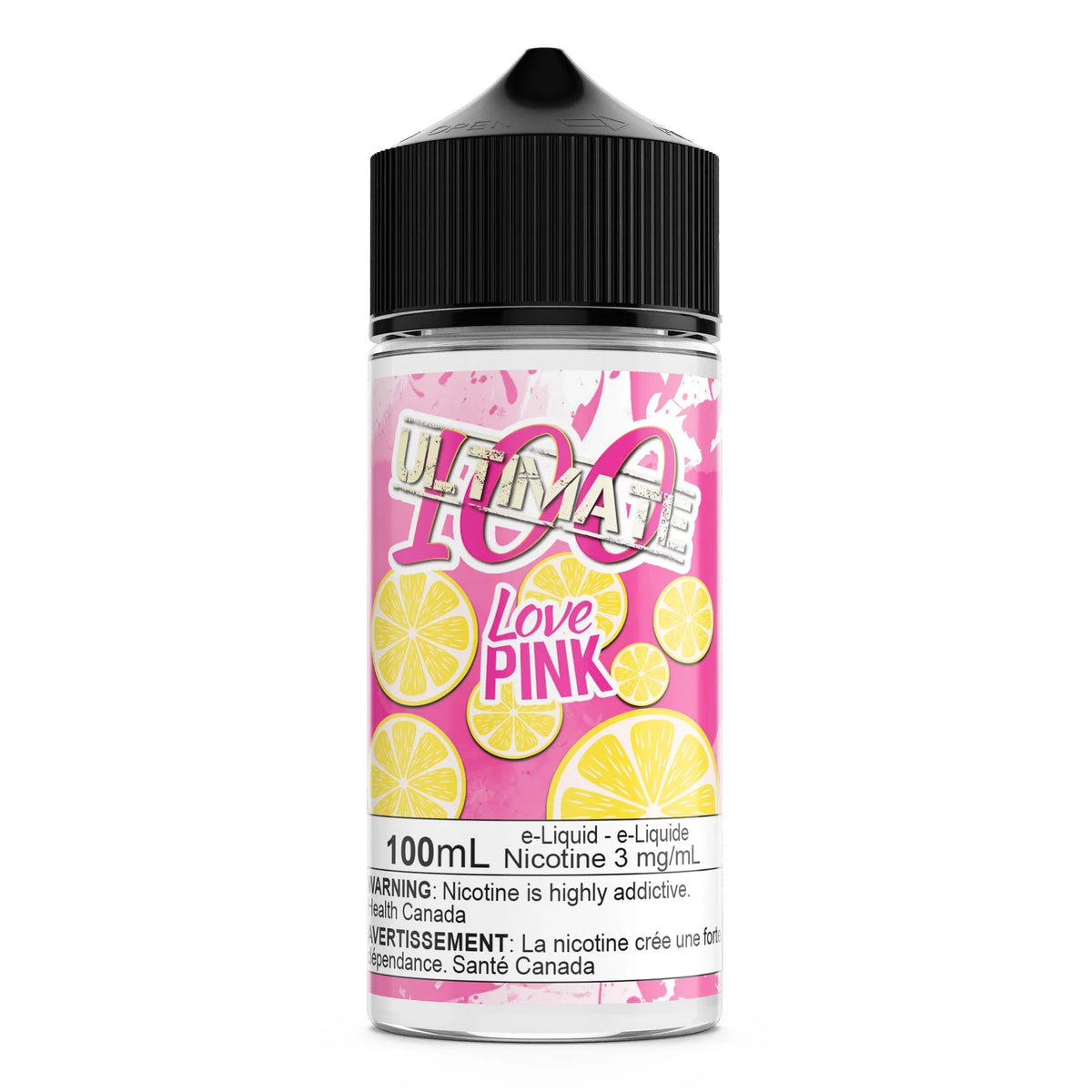 Love Pink by Ultimate 100 100mL e-liquid bottle