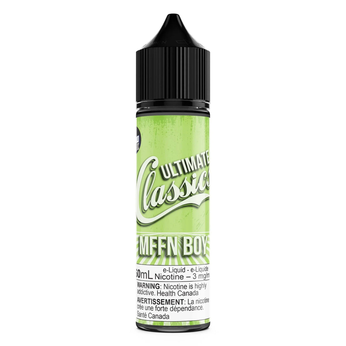 MFFN Boy by Ultimate Classics 60mL e-liquid bottle