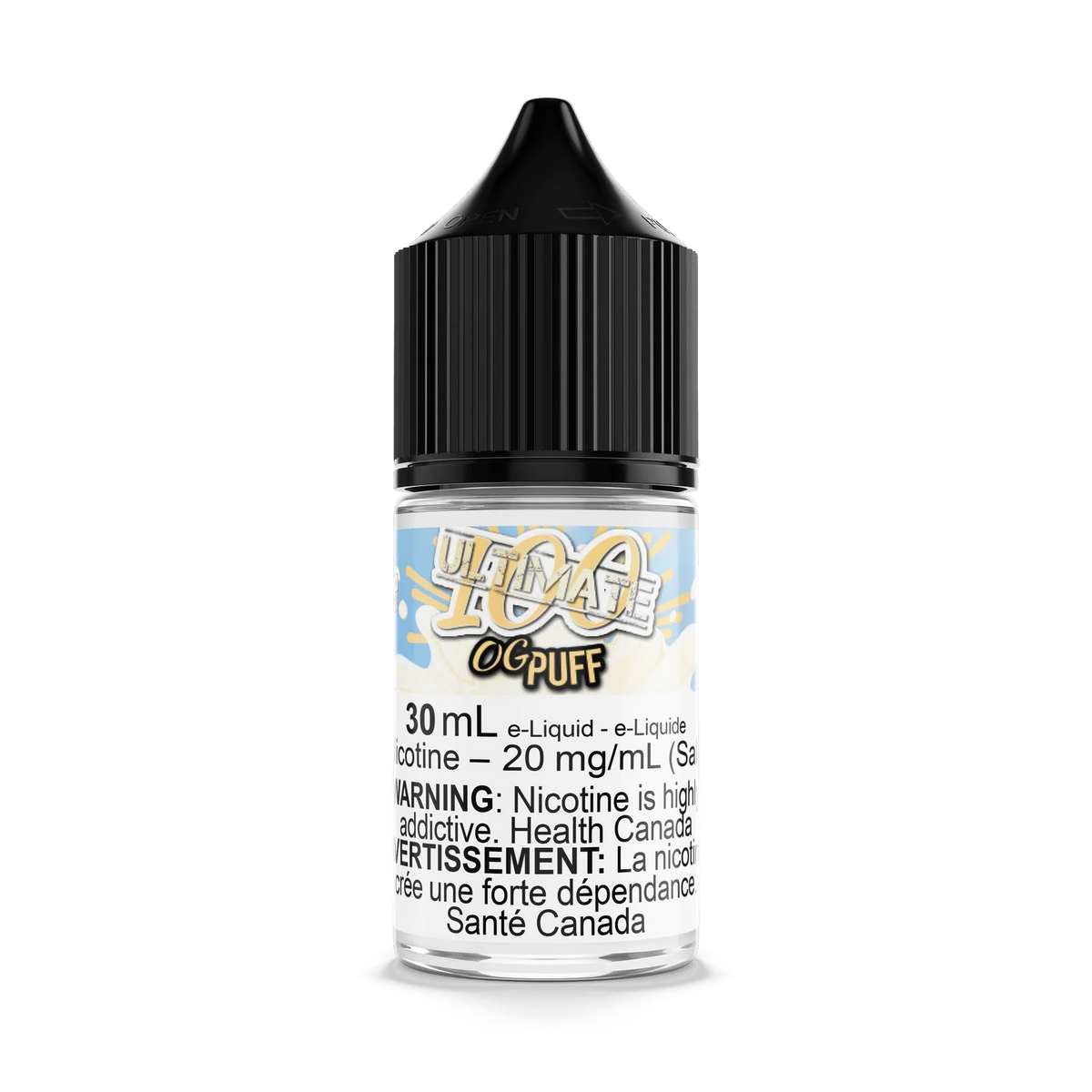 OG Puff by Ultimate 100 Salt 30mL e-liquid bottle