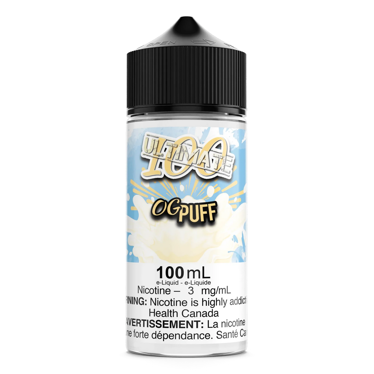 OG Puff by Ultimate 100 100mL e-liquid bottle