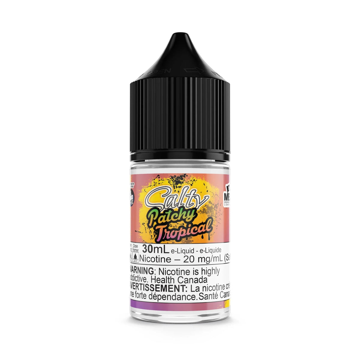 Patchy Drips Tropical by MBV Salt 30mL e-liquid bottle