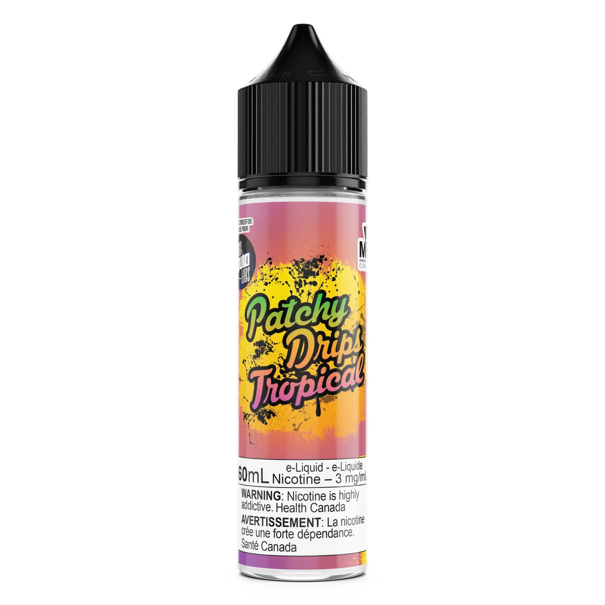 Patchy Drips Tropical by MBV 60mL e-liquid bottle