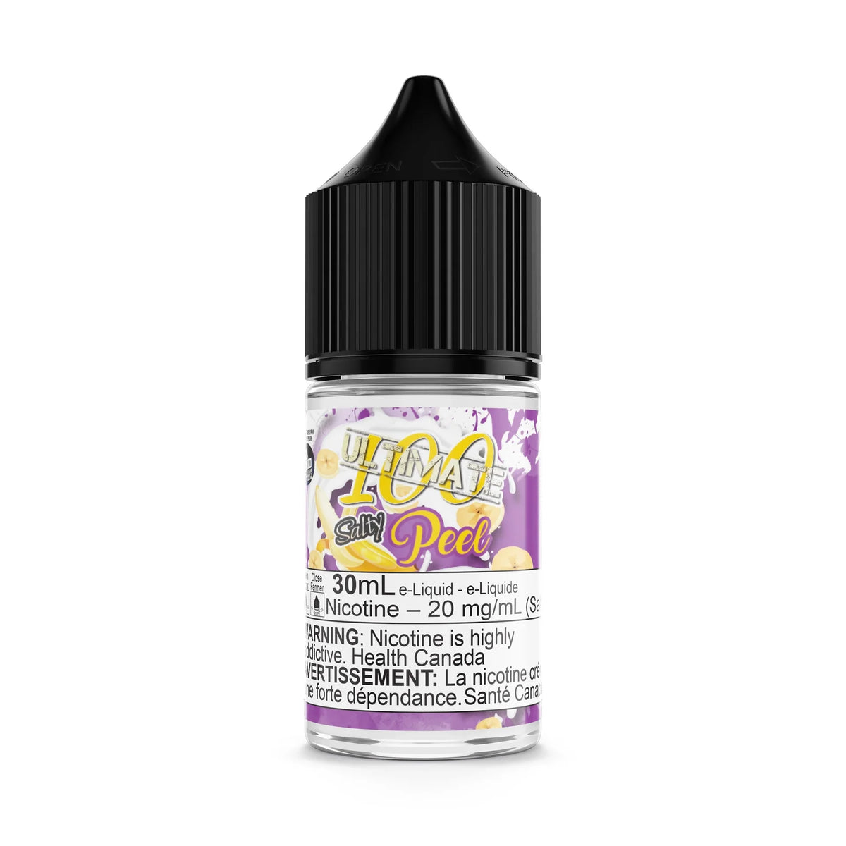 Peel by Ultimate 100 Salt 30mL e-liquid bottle
