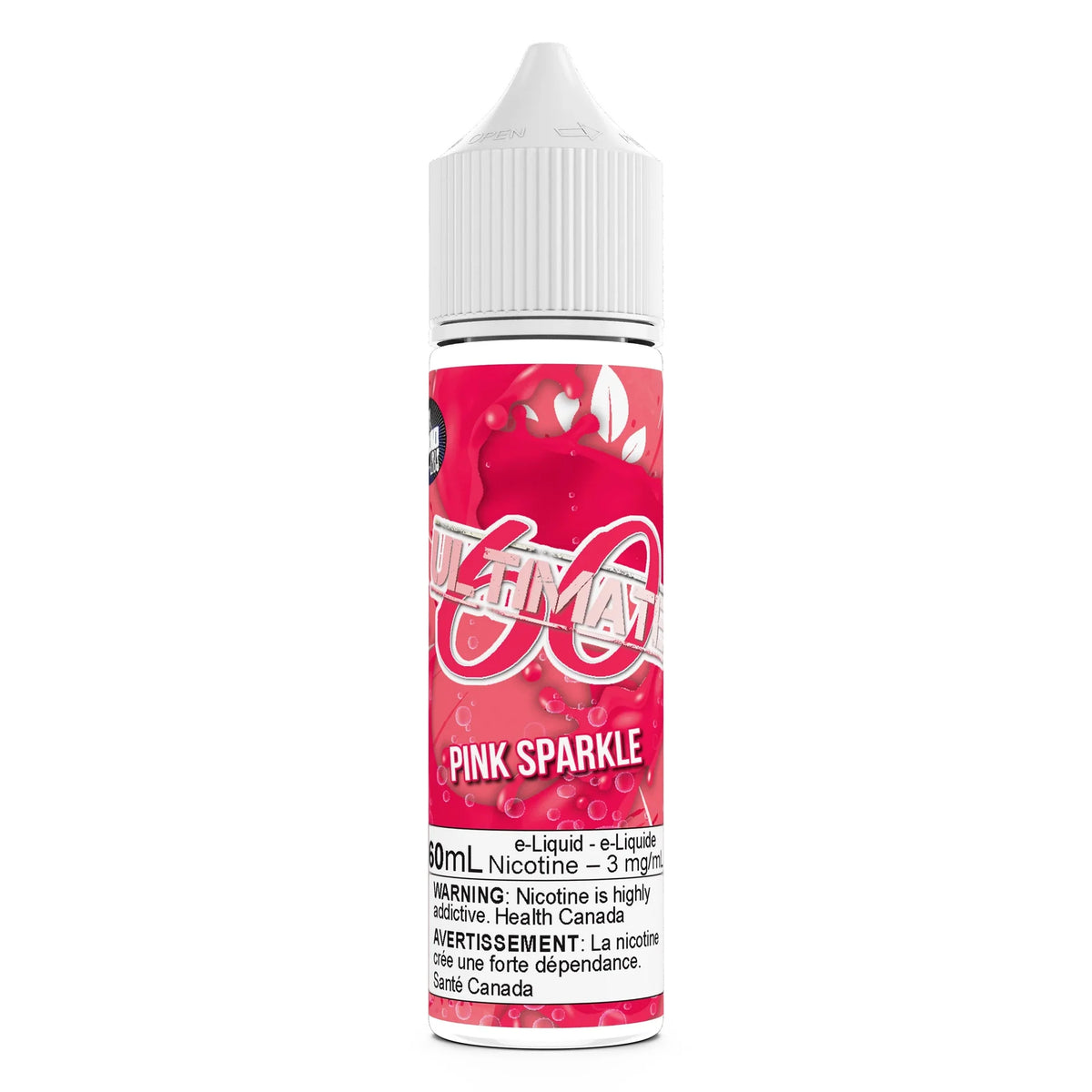 Pink Sparkle by Ultimate 60 60mL e-liquid bottle
