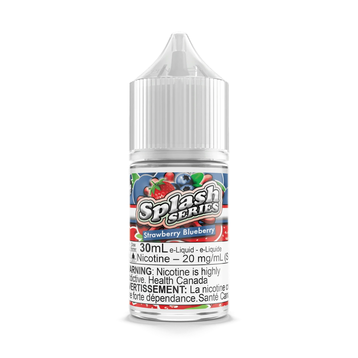 Splash Series Strawberry Blueberry by Vape Evasion Salt 30mL e-liquid bottle