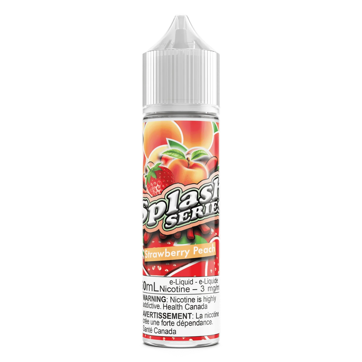 Splash Series Strawberry Peach by Vape Evasion 60mL e-liquid bottle