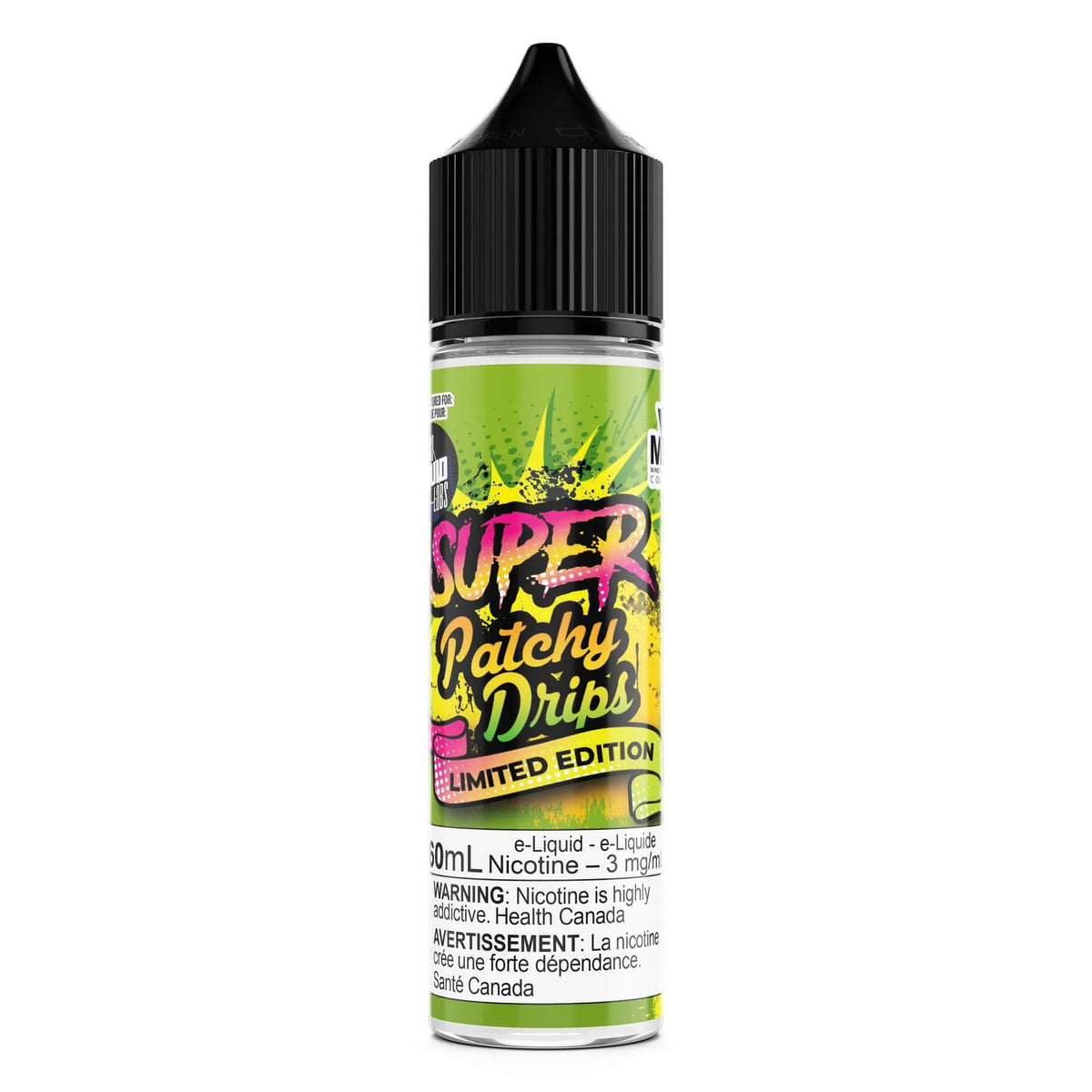 Super Patchy Drips by MBV 60mL e-liquid bottle