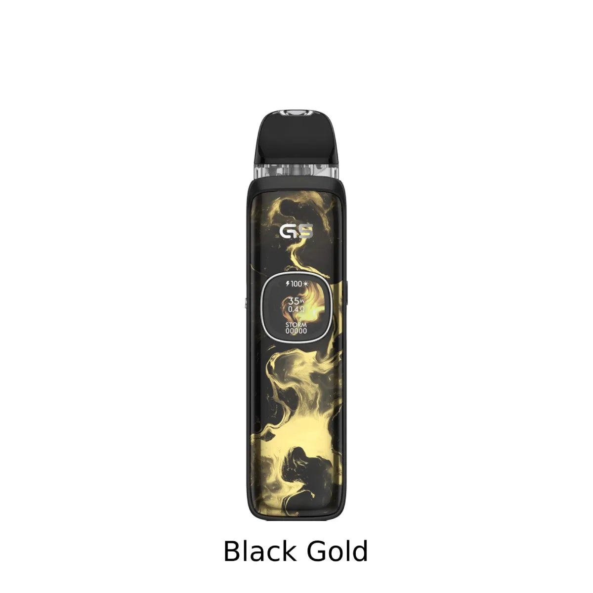 Uwell Caliburn G5 Open Pod Kit 2mL in Black Gold.