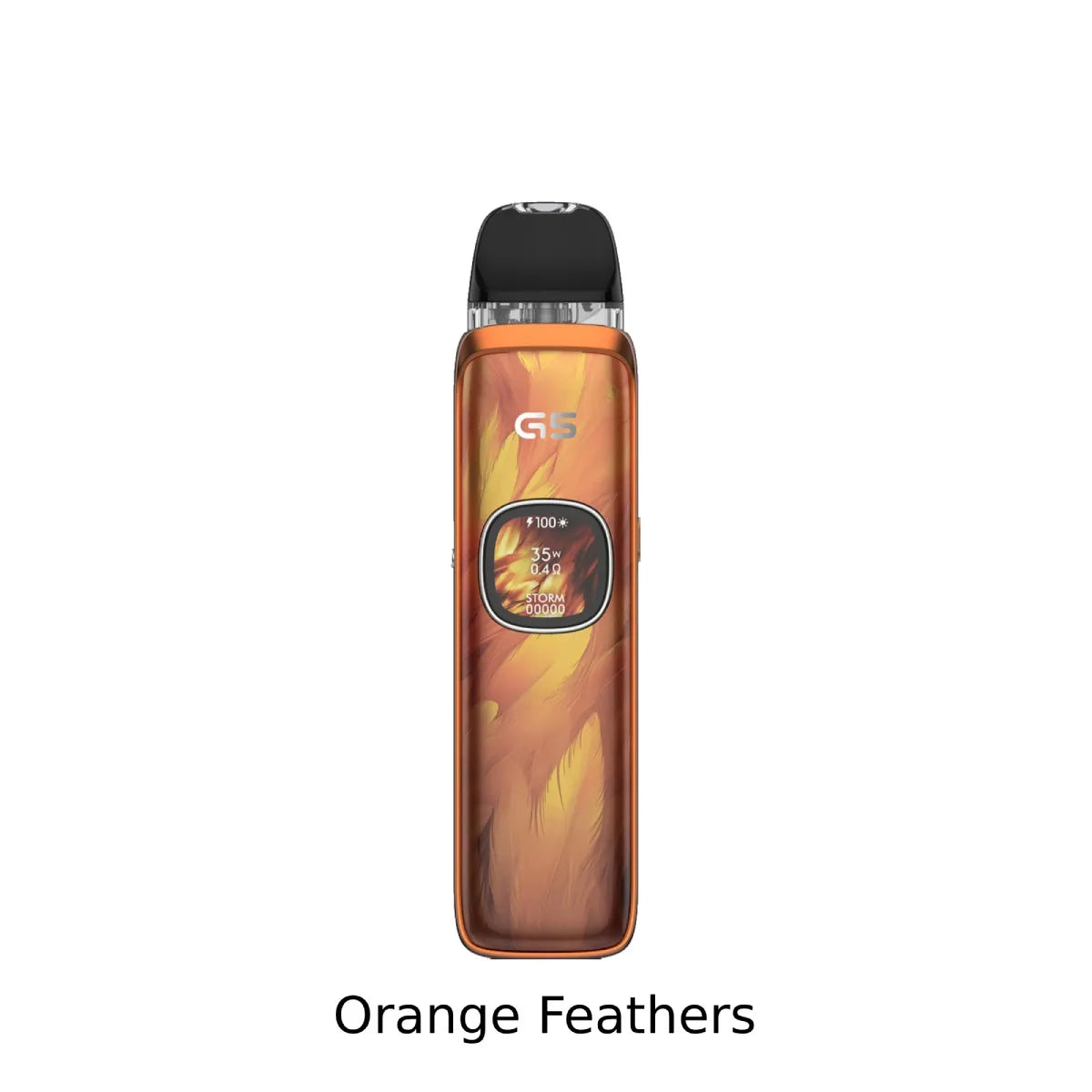 Uwell Caliburn G5 Open Pod Kit 2mL in Orange Feathers.