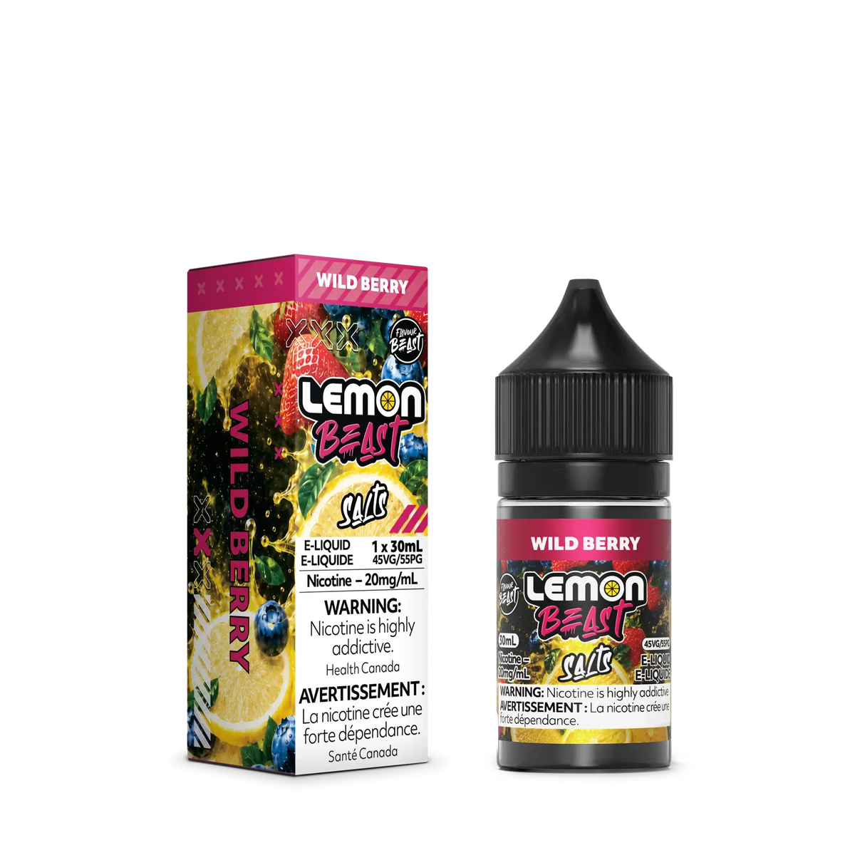 Wild Berry Lemon by Flavour Beast Lemon Beast Salt